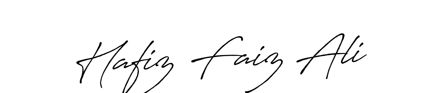 Design your own signature with our free online signature maker. With this signature software, you can create a handwritten (Antro_Vectra_Bolder) signature for name Hafiz Faiz Ali. Hafiz Faiz Ali signature style 7 images and pictures png