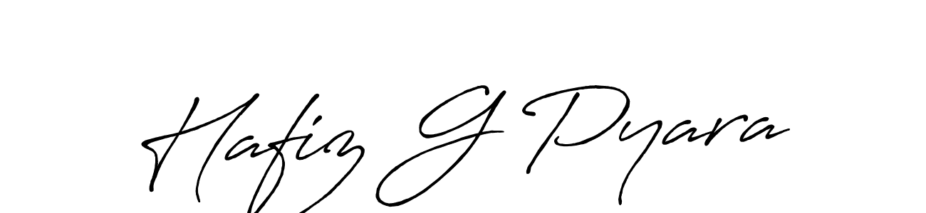 Hafiz G Pyara stylish signature style. Best Handwritten Sign (Antro_Vectra_Bolder) for my name. Handwritten Signature Collection Ideas for my name Hafiz G Pyara. Hafiz G Pyara signature style 7 images and pictures png