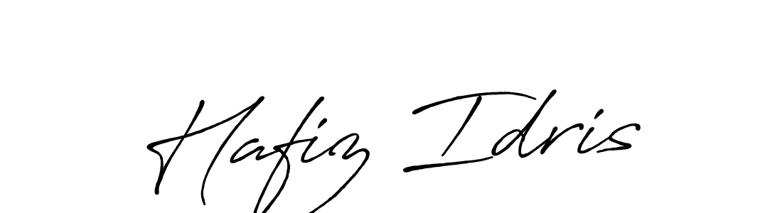 Hafiz Idris stylish signature style. Best Handwritten Sign (Antro_Vectra_Bolder) for my name. Handwritten Signature Collection Ideas for my name Hafiz Idris. Hafiz Idris signature style 7 images and pictures png