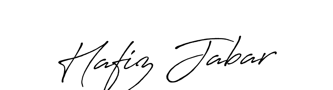 It looks lik you need a new signature style for name Hafiz Jabar. Design unique handwritten (Antro_Vectra_Bolder) signature with our free signature maker in just a few clicks. Hafiz Jabar signature style 7 images and pictures png