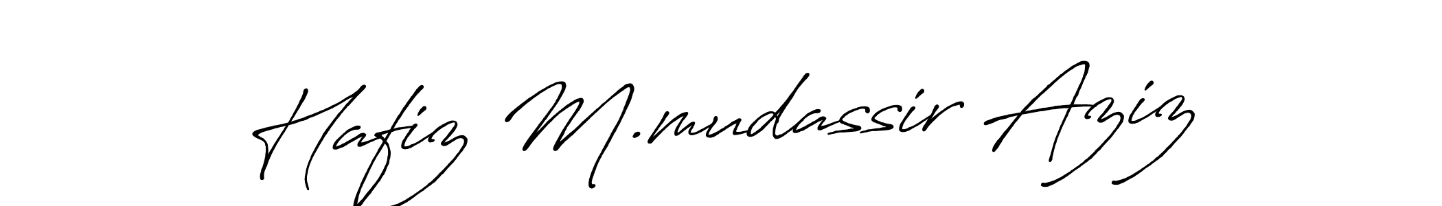 See photos of Hafiz M.mudassir Aziz official signature by Spectra . Check more albums & portfolios. Read reviews & check more about Antro_Vectra_Bolder font. Hafiz M.mudassir Aziz signature style 7 images and pictures png