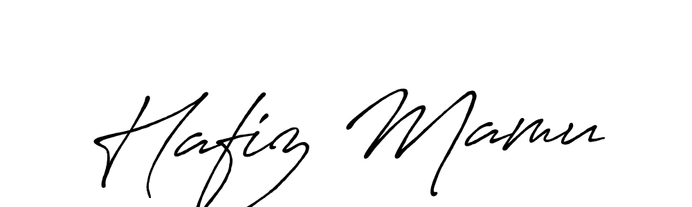 Create a beautiful signature design for name Hafiz Mamu. With this signature (Antro_Vectra_Bolder) fonts, you can make a handwritten signature for free. Hafiz Mamu signature style 7 images and pictures png