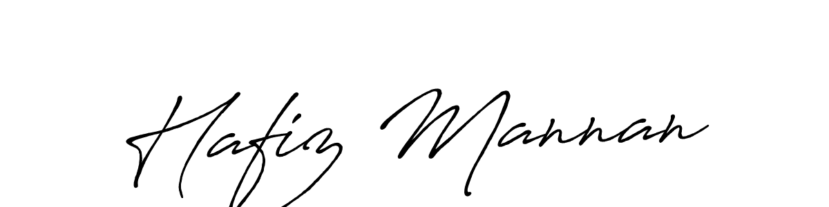 Also we have Hafiz Mannan name is the best signature style. Create professional handwritten signature collection using Antro_Vectra_Bolder autograph style. Hafiz Mannan signature style 7 images and pictures png
