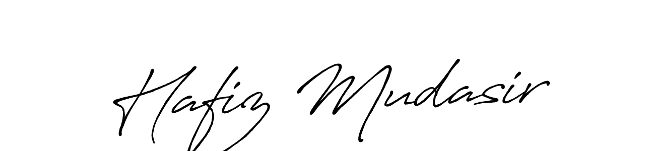 The best way (Antro_Vectra_Bolder) to make a short signature is to pick only two or three words in your name. The name Hafiz Mudasir include a total of six letters. For converting this name. Hafiz Mudasir signature style 7 images and pictures png