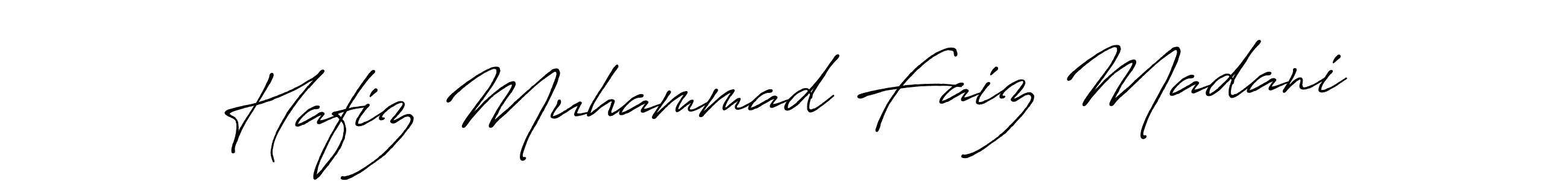 The best way (Antro_Vectra_Bolder) to make a short signature is to pick only two or three words in your name. The name Hafiz Muhammad Faiz Madani include a total of six letters. For converting this name. Hafiz Muhammad Faiz Madani signature style 7 images and pictures png