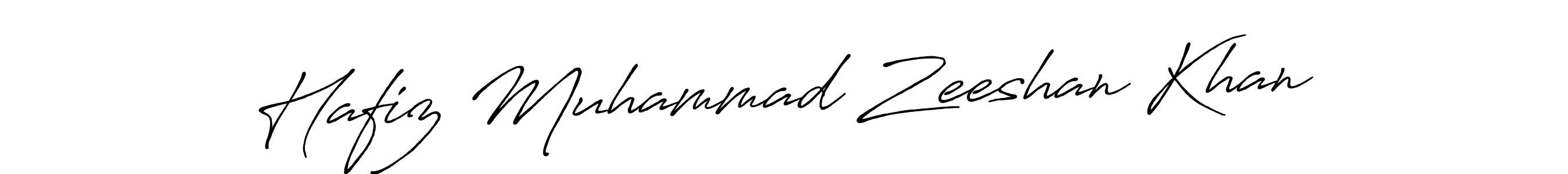 Also we have Hafiz Muhammad Zeeshan Khan name is the best signature style. Create professional handwritten signature collection using Antro_Vectra_Bolder autograph style. Hafiz Muhammad Zeeshan Khan signature style 7 images and pictures png