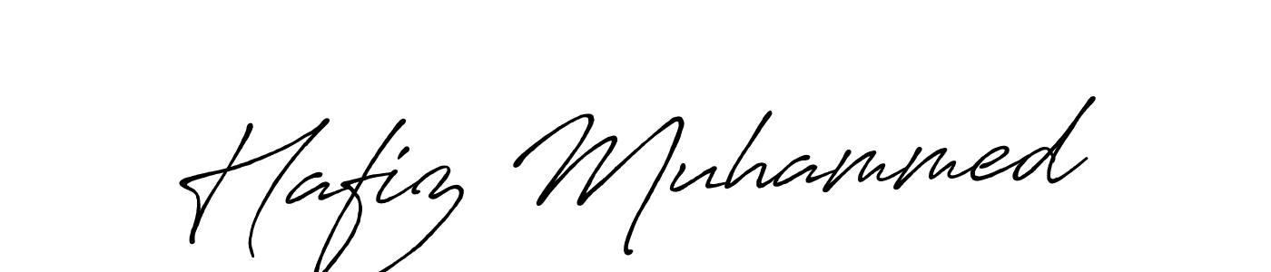 Hafiz Muhammed stylish signature style. Best Handwritten Sign (Antro_Vectra_Bolder) for my name. Handwritten Signature Collection Ideas for my name Hafiz Muhammed. Hafiz Muhammed signature style 7 images and pictures png