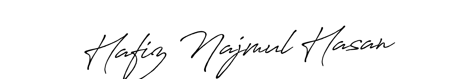 Also we have Hafiz Najmul Hasan name is the best signature style. Create professional handwritten signature collection using Antro_Vectra_Bolder autograph style. Hafiz Najmul Hasan signature style 7 images and pictures png