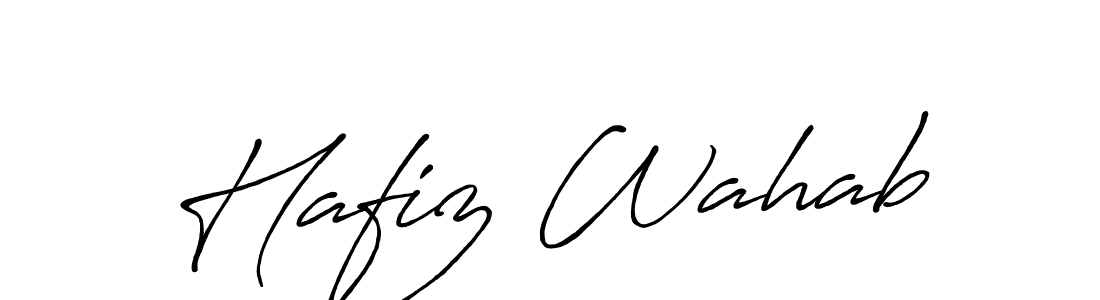 It looks lik you need a new signature style for name Hafiz Wahab. Design unique handwritten (Antro_Vectra_Bolder) signature with our free signature maker in just a few clicks. Hafiz Wahab signature style 7 images and pictures png