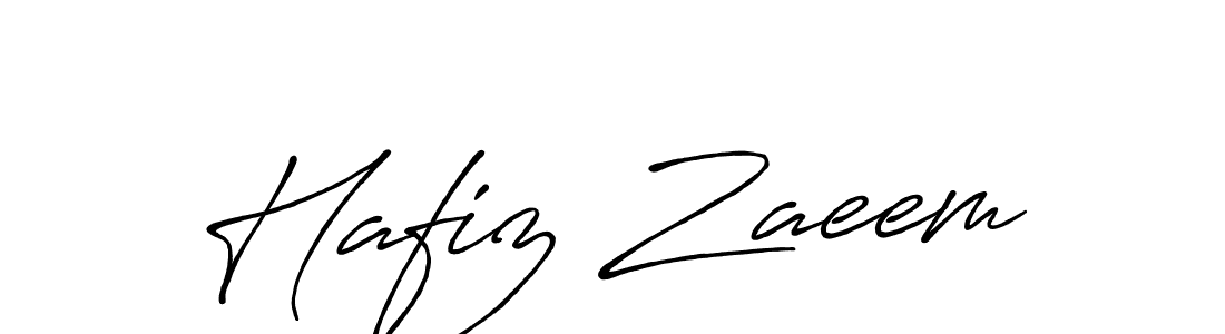 Make a beautiful signature design for name Hafiz Zaeem. With this signature (Antro_Vectra_Bolder) style, you can create a handwritten signature for free. Hafiz Zaeem signature style 7 images and pictures png