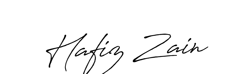 Use a signature maker to create a handwritten signature online. With this signature software, you can design (Antro_Vectra_Bolder) your own signature for name Hafiz Zain. Hafiz Zain signature style 7 images and pictures png