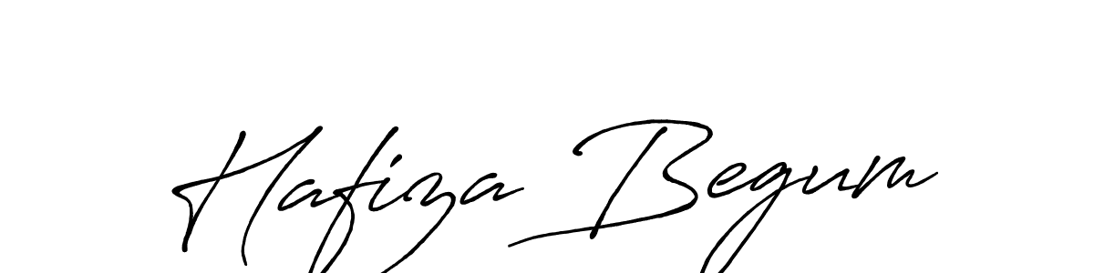 Create a beautiful signature design for name Hafiza Begum. With this signature (Antro_Vectra_Bolder) fonts, you can make a handwritten signature for free. Hafiza Begum signature style 7 images and pictures png
