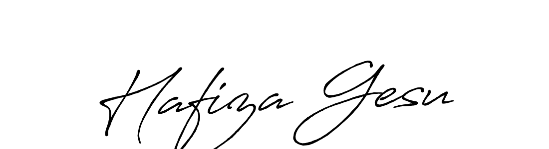 Design your own signature with our free online signature maker. With this signature software, you can create a handwritten (Antro_Vectra_Bolder) signature for name Hafiza Gesu. Hafiza Gesu signature style 7 images and pictures png