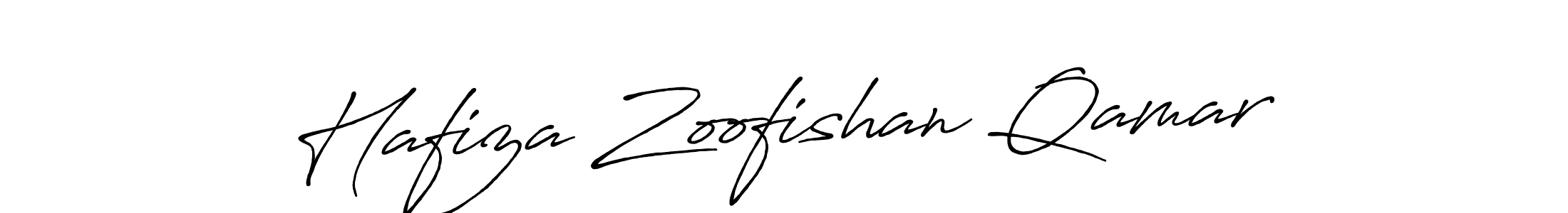 Hafiza Zoofishan Qamar stylish signature style. Best Handwritten Sign (Antro_Vectra_Bolder) for my name. Handwritten Signature Collection Ideas for my name Hafiza Zoofishan Qamar. Hafiza Zoofishan Qamar signature style 7 images and pictures png