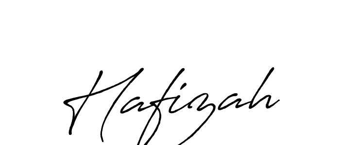 Make a beautiful signature design for name Hafizah. With this signature (Antro_Vectra_Bolder) style, you can create a handwritten signature for free. Hafizah signature style 7 images and pictures png