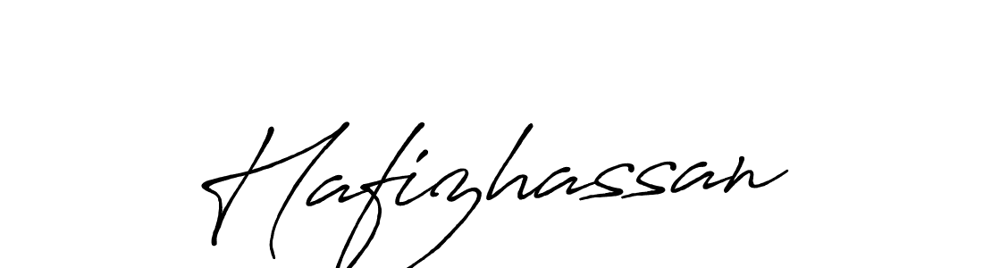 Design your own signature with our free online signature maker. With this signature software, you can create a handwritten (Antro_Vectra_Bolder) signature for name Hafizhassan. Hafizhassan signature style 7 images and pictures png