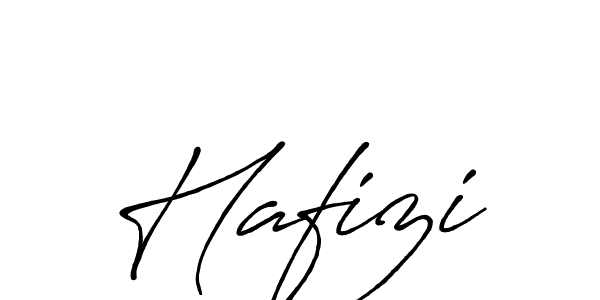 Use a signature maker to create a handwritten signature online. With this signature software, you can design (Antro_Vectra_Bolder) your own signature for name Hafizi. Hafizi signature style 7 images and pictures png