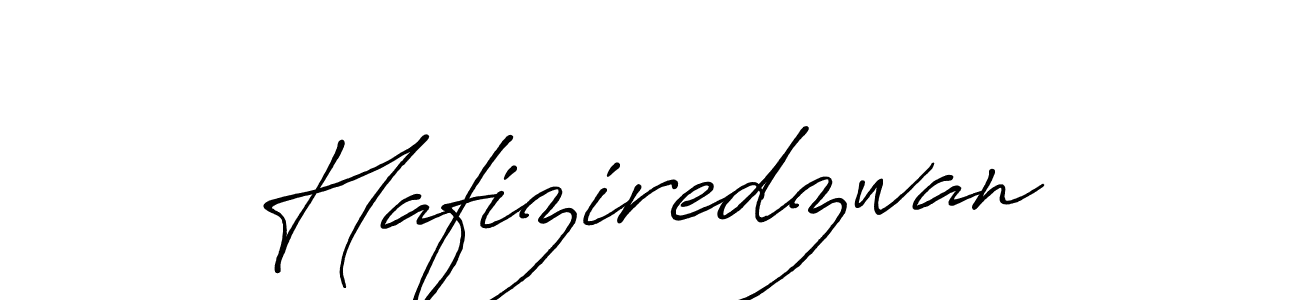 Create a beautiful signature design for name Hafiziredzwan. With this signature (Antro_Vectra_Bolder) fonts, you can make a handwritten signature for free. Hafiziredzwan signature style 7 images and pictures png
