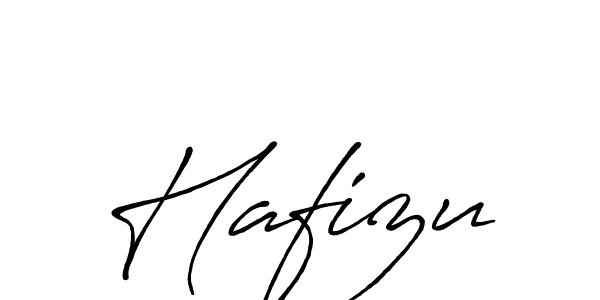 How to make Hafizu signature? Antro_Vectra_Bolder is a professional autograph style. Create handwritten signature for Hafizu name. Hafizu signature style 7 images and pictures png