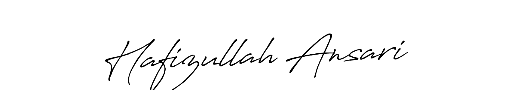 Design your own signature with our free online signature maker. With this signature software, you can create a handwritten (Antro_Vectra_Bolder) signature for name Hafizullah Ansari. Hafizullah Ansari signature style 7 images and pictures png