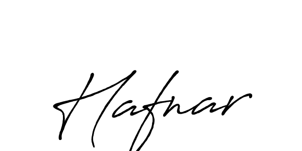 How to make Hafnar name signature. Use Antro_Vectra_Bolder style for creating short signs online. This is the latest handwritten sign. Hafnar signature style 7 images and pictures png