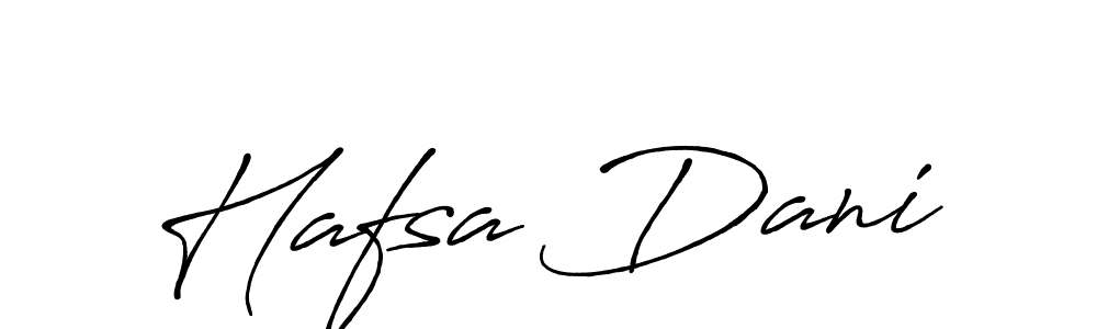 You can use this online signature creator to create a handwritten signature for the name Hafsa Dani. This is the best online autograph maker. Hafsa Dani signature style 7 images and pictures png