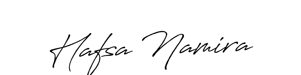 How to make Hafsa Namira signature? Antro_Vectra_Bolder is a professional autograph style. Create handwritten signature for Hafsa Namira name. Hafsa Namira signature style 7 images and pictures png