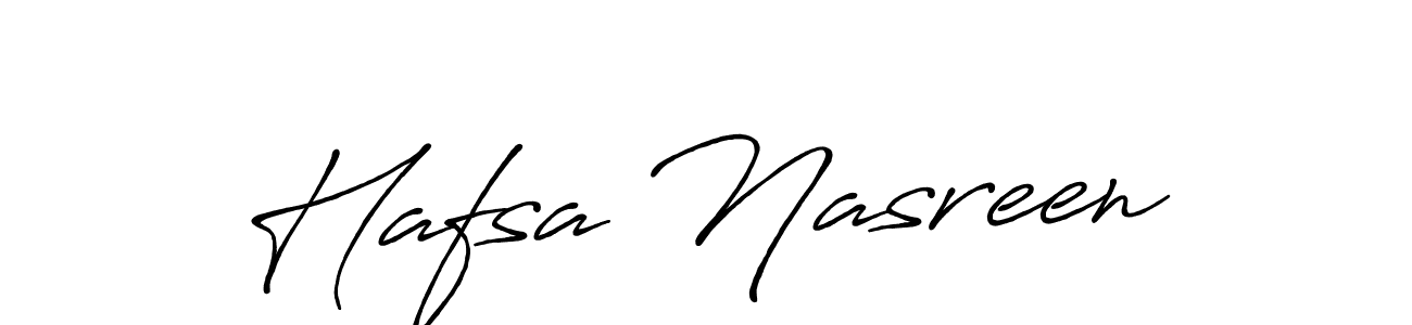 Make a short Hafsa Nasreen signature style. Manage your documents anywhere anytime using Antro_Vectra_Bolder. Create and add eSignatures, submit forms, share and send files easily. Hafsa Nasreen signature style 7 images and pictures png