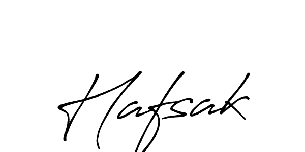 Hafsak stylish signature style. Best Handwritten Sign (Antro_Vectra_Bolder) for my name. Handwritten Signature Collection Ideas for my name Hafsak. Hafsak signature style 7 images and pictures png