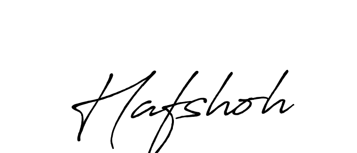 Create a beautiful signature design for name Hafshoh. With this signature (Antro_Vectra_Bolder) fonts, you can make a handwritten signature for free. Hafshoh signature style 7 images and pictures png