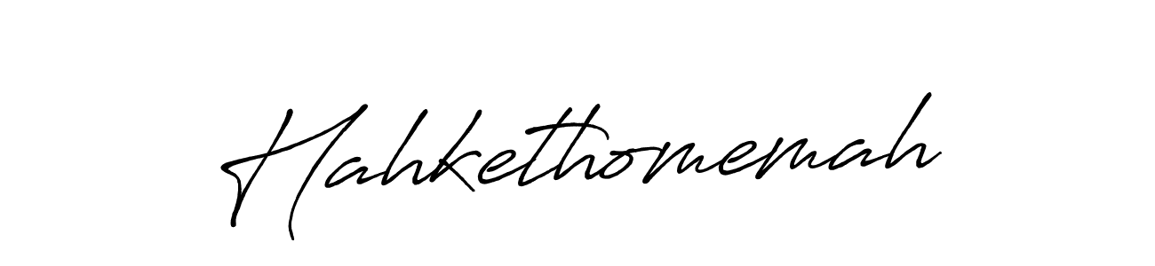 Design your own signature with our free online signature maker. With this signature software, you can create a handwritten (Antro_Vectra_Bolder) signature for name Hahkethomemah. Hahkethomemah signature style 7 images and pictures png