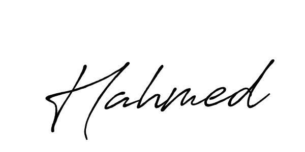 Create a beautiful signature design for name Hahmed. With this signature (Antro_Vectra_Bolder) fonts, you can make a handwritten signature for free. Hahmed signature style 7 images and pictures png