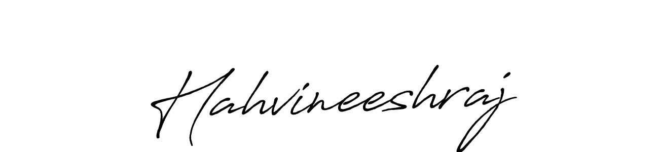 Also we have Hahvineeshraj name is the best signature style. Create professional handwritten signature collection using Antro_Vectra_Bolder autograph style. Hahvineeshraj signature style 7 images and pictures png