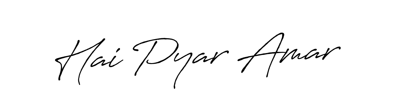 It looks lik you need a new signature style for name Hai Pyar Amar. Design unique handwritten (Antro_Vectra_Bolder) signature with our free signature maker in just a few clicks. Hai Pyar Amar signature style 7 images and pictures png