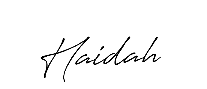 See photos of Haidah  official signature by Spectra . Check more albums & portfolios. Read reviews & check more about Antro_Vectra_Bolder font. Haidah  signature style 7 images and pictures png