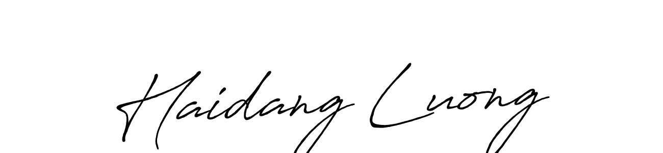 It looks lik you need a new signature style for name Haidang Luong. Design unique handwritten (Antro_Vectra_Bolder) signature with our free signature maker in just a few clicks. Haidang Luong signature style 7 images and pictures png