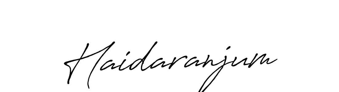 How to make Haidaranjum signature? Antro_Vectra_Bolder is a professional autograph style. Create handwritten signature for Haidaranjum name. Haidaranjum signature style 7 images and pictures png