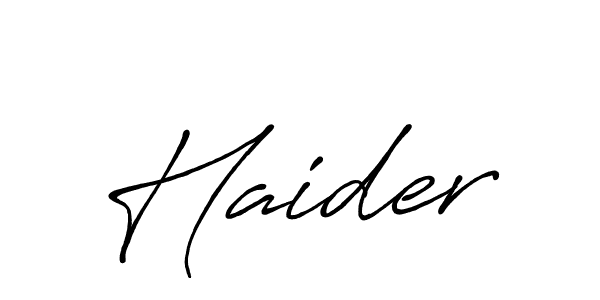 if you are searching for the best signature style for your name Haider. so please give up your signature search. here we have designed multiple signature styles  using Antro_Vectra_Bolder. Haider signature style 7 images and pictures png
