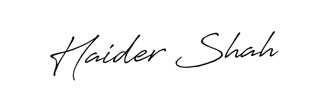 Similarly Antro_Vectra_Bolder is the best handwritten signature design. Signature creator online .You can use it as an online autograph creator for name Haider Shah. Haider Shah signature style 7 images and pictures png