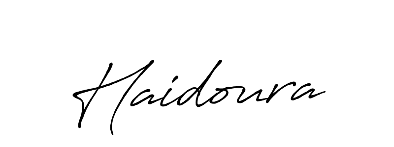 You can use this online signature creator to create a handwritten signature for the name Haidoura. This is the best online autograph maker. Haidoura signature style 7 images and pictures png