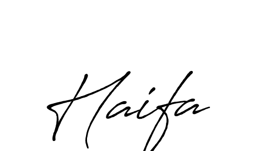 Also we have Haifa name is the best signature style. Create professional handwritten signature collection using Antro_Vectra_Bolder autograph style. Haifa signature style 7 images and pictures png