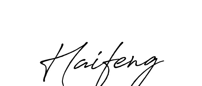 How to make Haifeng name signature. Use Antro_Vectra_Bolder style for creating short signs online. This is the latest handwritten sign. Haifeng signature style 7 images and pictures png