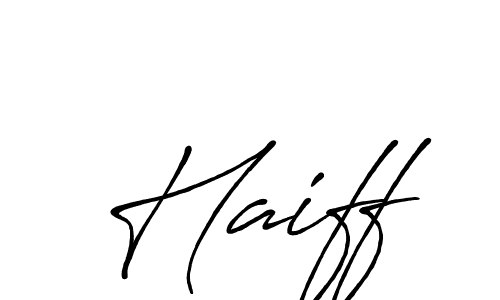 How to make Haiff name signature. Use Antro_Vectra_Bolder style for creating short signs online. This is the latest handwritten sign. Haiff signature style 7 images and pictures png