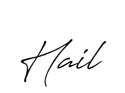 Make a beautiful signature design for name Hail. With this signature (Antro_Vectra_Bolder) style, you can create a handwritten signature for free. Hail signature style 7 images and pictures png