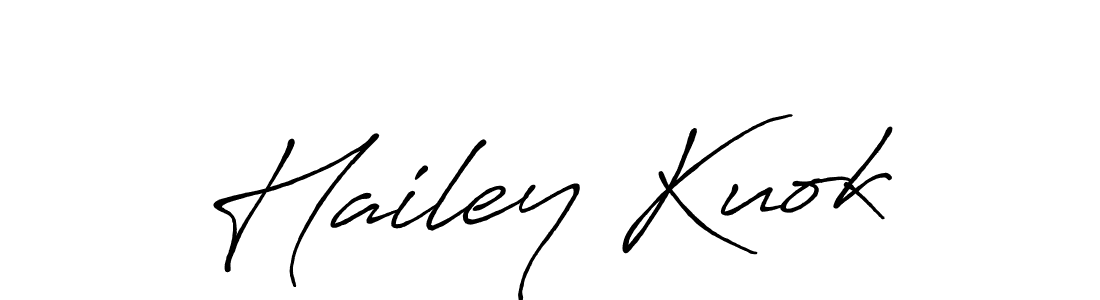 if you are searching for the best signature style for your name Hailey Kuok. so please give up your signature search. here we have designed multiple signature styles  using Antro_Vectra_Bolder. Hailey Kuok signature style 7 images and pictures png