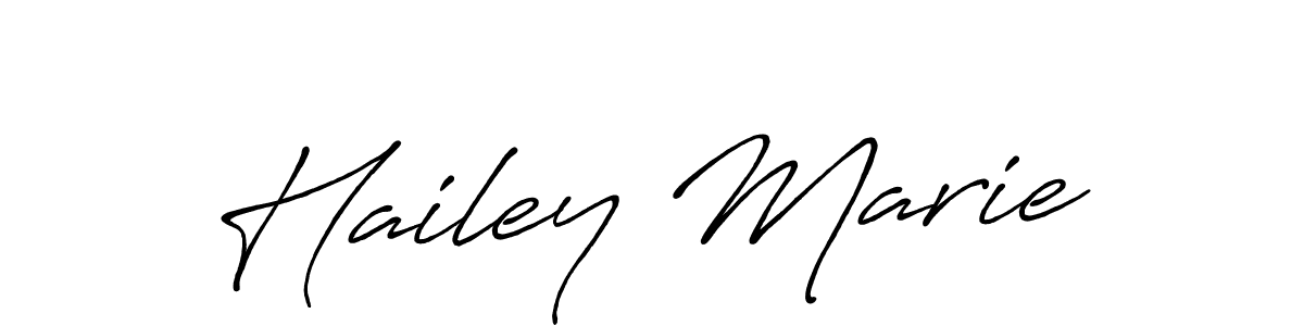 Make a beautiful signature design for name Hailey Marie. Use this online signature maker to create a handwritten signature for free. Hailey Marie signature style 7 images and pictures png