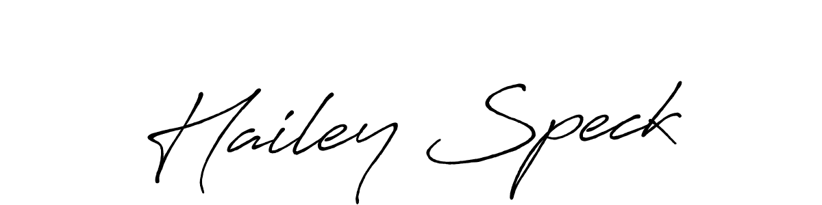 It looks lik you need a new signature style for name Hailey Speck. Design unique handwritten (Antro_Vectra_Bolder) signature with our free signature maker in just a few clicks. Hailey Speck signature style 7 images and pictures png