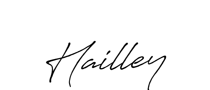 Hailley stylish signature style. Best Handwritten Sign (Antro_Vectra_Bolder) for my name. Handwritten Signature Collection Ideas for my name Hailley. Hailley signature style 7 images and pictures png