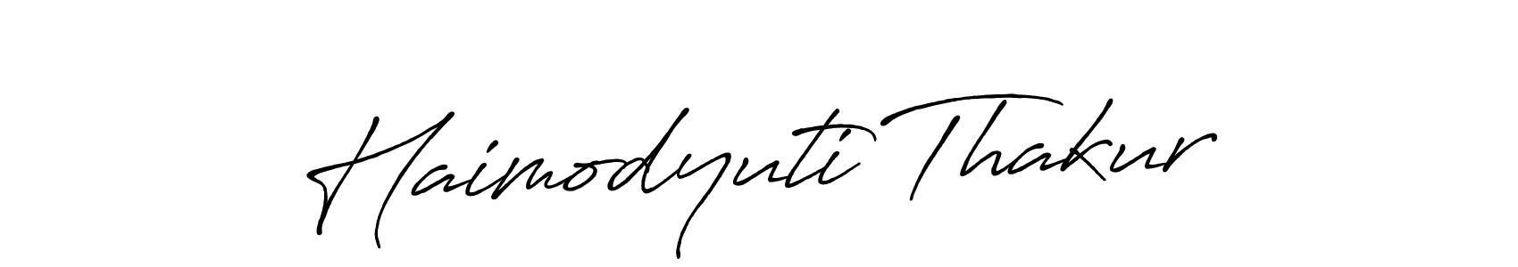 You can use this online signature creator to create a handwritten signature for the name Haimodyuti Thakur. This is the best online autograph maker. Haimodyuti Thakur signature style 7 images and pictures png