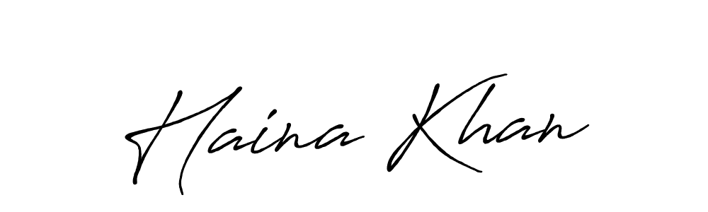 Here are the top 10 professional signature styles for the name Haina Khan. These are the best autograph styles you can use for your name. Haina Khan signature style 7 images and pictures png